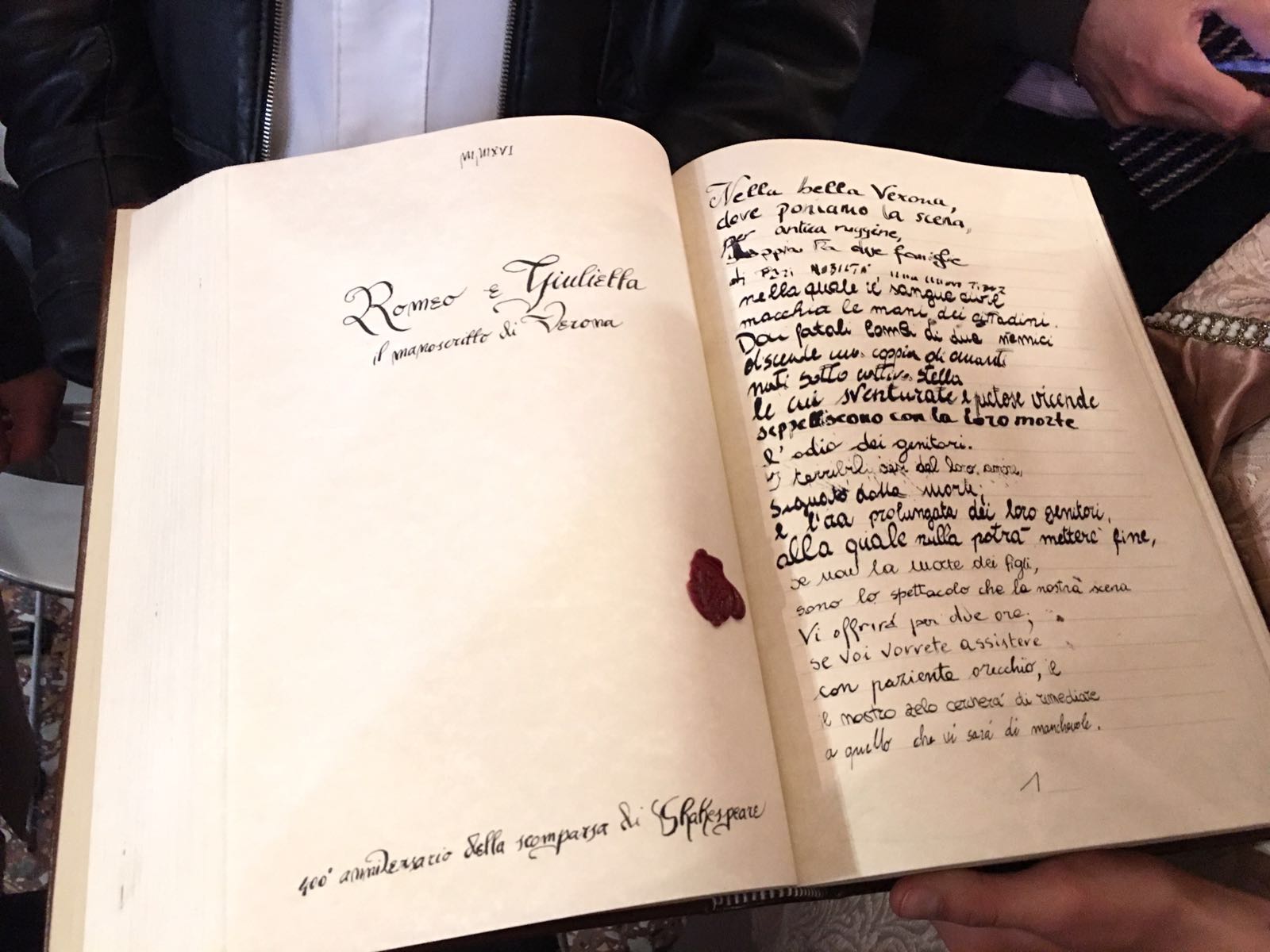 Romeo e Giulietta, il manoscritto di Verona