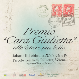 Premio Cara Giulietta
alle lettere più belle